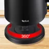 Tefal Thermo Protect KO1408E0 elektriskā tējkanna 1.5 L 1500 W Melna