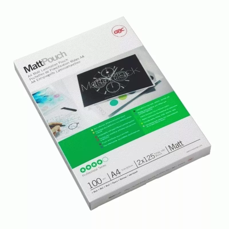 GBC Laminēšanas kabatiņa A4 matēta 100 mikroni