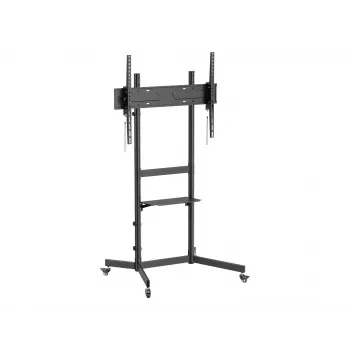 Equip ekonomisks TV ratiņš 55-100 collām, 2.54 m, 100x100-800x600 mm, -10-5°, melns