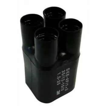 3M SKE 4F/1+2 Termosarūkošā caurule, Melna, 10 cm, 3.5 cm, 1 gab., 120 °C