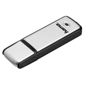 Hama Fancy USB zibatmiņa 64 GB 2.0 Melna, Sudraba