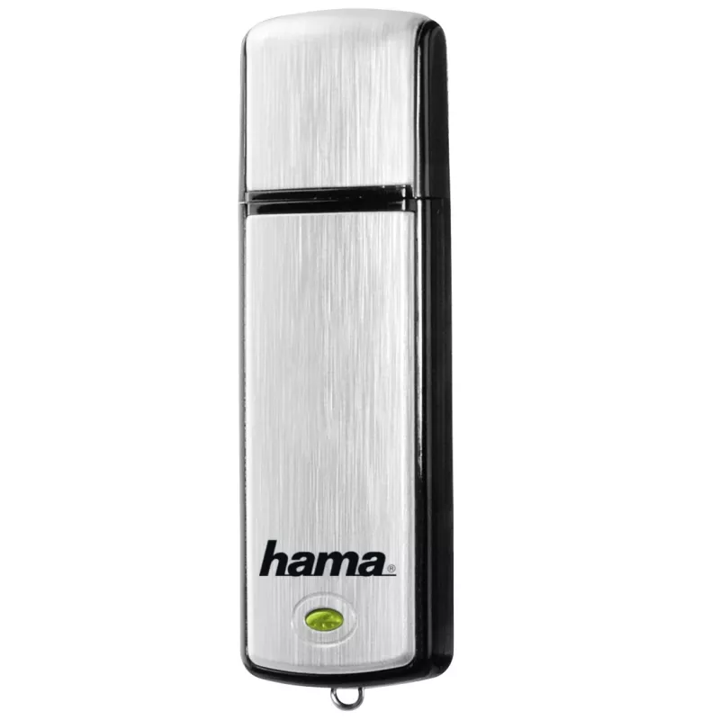 Hama Fancy USB zibatmiņa 64 GB 2.0 Melna, Sudraba