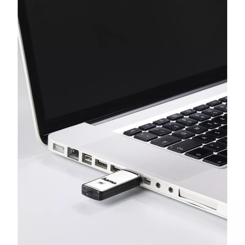 Hama Fancy USB zibatmiņa 64 GB 2.0 Melna, Sudraba