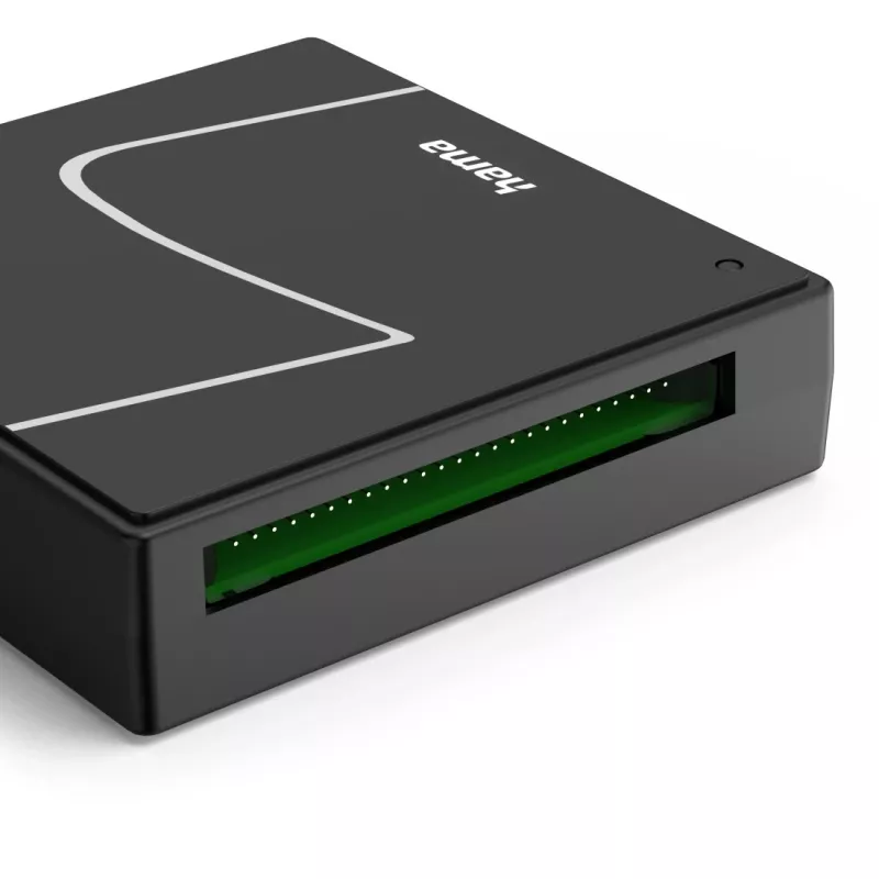 Hama 00200148 karšu lasītājs USB 3.2 Gen 1 (3.1 Gen 1) Type-A/Type-C Melns