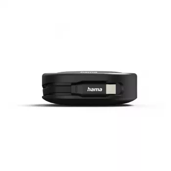 Hama 00201830 USB 2.0 kabelis 1 m USB-C 0.48 Gbit/s Melns