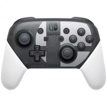 Nintendo Switch Pro Controller Super Smash Bros. Ultimate Edition Melns, Pelēks, Balts Bluetooth Gamepad Analogais / Digitālais Nintendo Switch