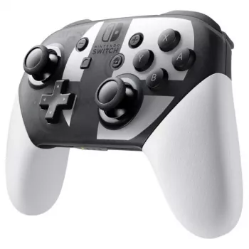 Nintendo Switch Pro Controller Super Smash Bros. Ultimate Edition Melns, Pelēks, Balts Bluetooth Gamepad Analogais / Digitālais Nintendo Switch