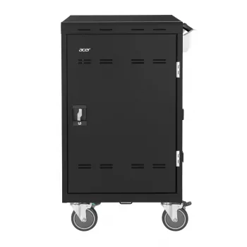 Acer E32c+ - Uzlādes ratiņi 32 sloti (UK kontaktdakša), pārnēsājama ierīču pārvaldības ratiņi, melni, grīdas, 2,6 cm, 39,5 cm, 30,1 cm