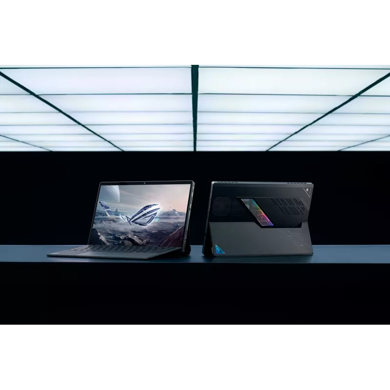 ASUS ROG Flow Z13 GZ302EAC-RU178W AMD Ryzen™ AI Max+ 395 Hibrīds (2-in-1) 34 cm (13.4 collu) Skārienekrāns WQXGA 128 GB LPDDR5x-SDRAM 1 TB SSD Wi-Fi 7 (802.11be) Windows 11 Home Melns