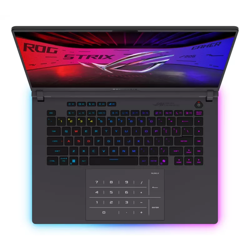 ASUS ROG Strix G16 G615JMR-DICRV235W klēpjdators 40,6 cm (16 inch) WUXGA Intel Core i7-14650HX 16 GB DDR5 1 TB SSD NVIDIA GeForce RTX 5060 Wi-Fi 7 Windows 11 Home melns, pelēks
