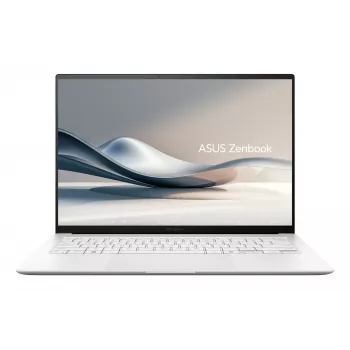 ASUS Zenbook S14 UX5406SA-PV526W Copilot+ PC Intel Core Ultra 7 258V Klēpjdators 35.6 cm (14 collu) 3K 32 GB LPDDR5x-SDRAM 1 TB SSD Wi-Fi 7 (802.11be) Windows 11 Home Vācu baltā krāsā