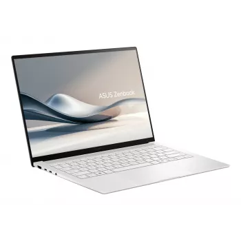 ASUS Zenbook S14 UX5406SA-PV526W Copilot+ PC Intel Core Ultra 7 258V Klēpjdators 35.6 cm (14 collu) 3K 32 GB LPDDR5x-SDRAM 1 TB SSD Wi-Fi 7 (802.11be) Windows 11 Home Vācu baltā krāsā