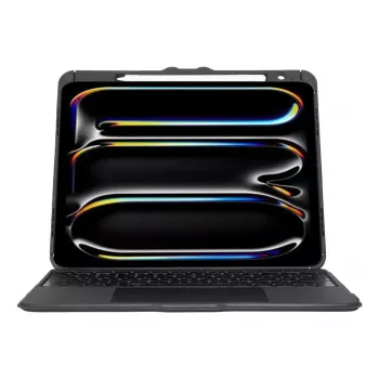 Targus VersaVu Bluetooth tastatūras maciņš iPad Pro 13 inch (M4), QWERTY UK, melns