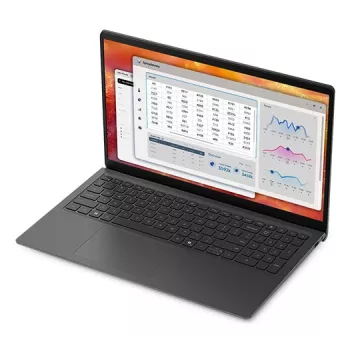 DELL Pro 15 Essential PV15265 AMD Ryzen™ 5 130 Klēpjdators 39.6 cm (15.6 collu) Full HD 16 GB DDR5-SDRAM 1 TB SSD Wi-Fi 6 (802.11ax) Windows 11 Pro Melns