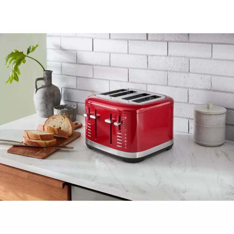 KitchenAid 5KMT4109EER 7 4 šķēles 1640 W sarkana, nerūsējošais tērauds