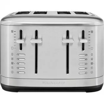 KitchenAid 859711675290 tosters 4 šķēlēm 1640 W Nerūsējošais tērauds
