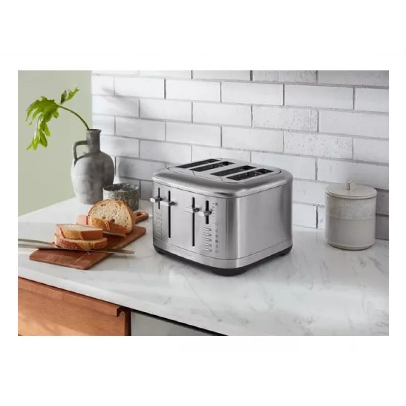 KitchenAid 859711675290 tosters 4 šķēlēm 1640 W Nerūsējošais tērauds