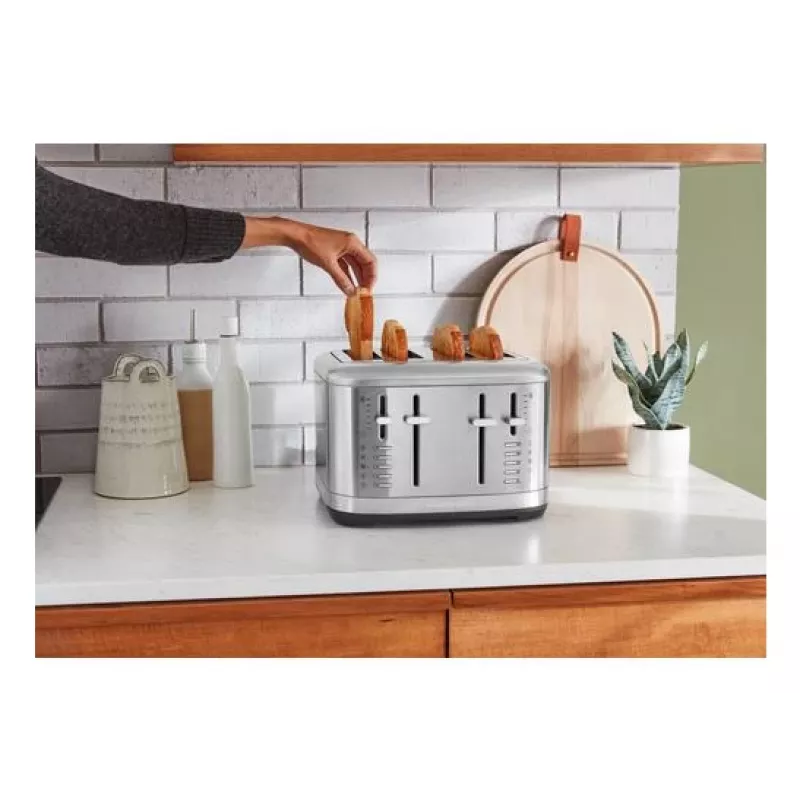 KitchenAid 859711675290 tosters 4 šķēlēm 1640 W Nerūsējošais tērauds