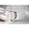 Elektriskā tējkanna KitchenAid 5KEK1701EPL 1.7 L 2400 W Melna, Nerūsējošais tērauds, Balta