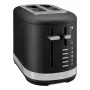 KitchenAid 859711684250 tosteris 7 2 šķēlēm 980 W Melns, Nerūsējošais tērauds