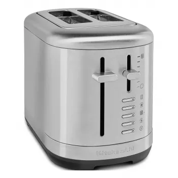 Toasteris KitchenAid 5KMT2109ESX 2 šķēles 980 W Melns, Nerūsējošais tērauds