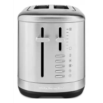 Toasteris KitchenAid 5KMT2109ESX 2 šķēles 980 W Melns, Nerūsējošais tērauds
