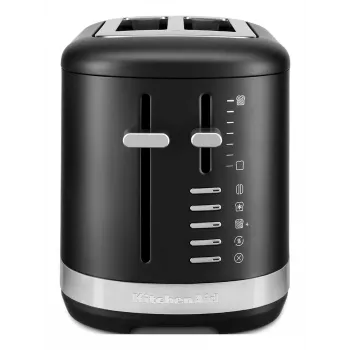 Toasteris KitchenAid 5KMT2109EBM 2 šķēlēm 980 W Melns, Nerūsējošais tērauds