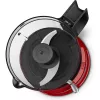 KitchenAid 5KFC3516EER 0.83 L 240 W Melns, Sarkans, Nerūsējošs tērauds
