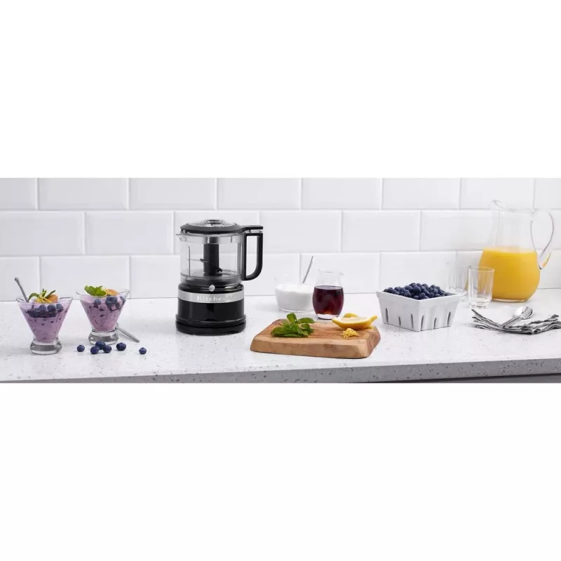 KitchenAid 5KFC3516EOB 0.83 L 240 W Melns, Nerūsējošs tērauds