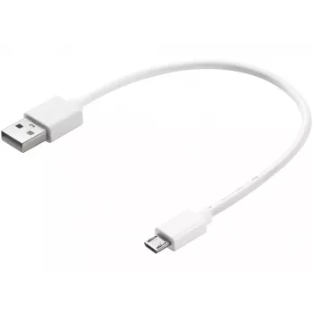 Sandberg MicroUSB sinhronizācijas/lādēšanas kabelis 0,2 m, balts