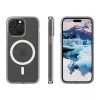 DBRAMANTE1928 Macīgs vāciņš Apple iPhone 15 Pro Max – caurspīdīgs balts, 100% pārstrādāta plastmasa