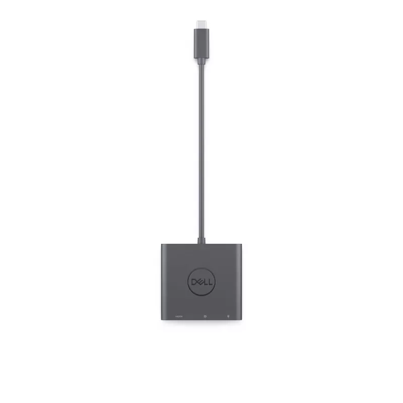 DELL 492-BCTU Vadu USB 3.2 Gen 2 (3.1 Gen 2) Type-C melns