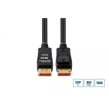 Microconnect MC-DP-MMG-200V2.1 DisplayPort 2.1 kabelis, 2m
