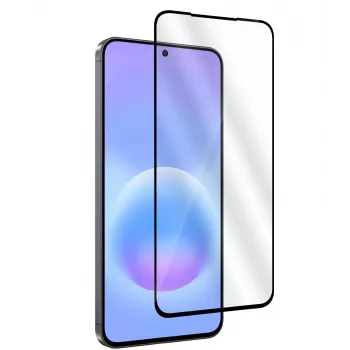 eSTUFF Samsung Galaxy A57 ekrāna aizsargs. Pilna pārklājuma rūdīts stikls. Titan Shield 1 gab.