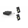 Vivolink Audiopack Subwoofer + 2 x premium iebūvējamie sienas skaļruņi (Limited Bundle Pack) Melns Vadu 110 W