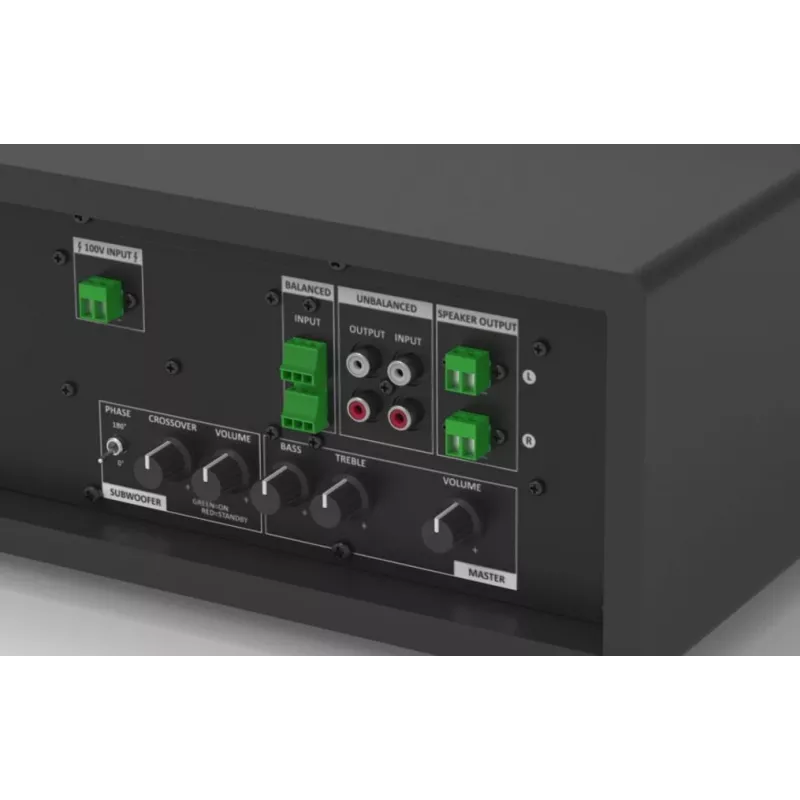 Vivolink Audiopack Subwoofer + 2 x premium iebūvējamie sienas skaļruņi (Limited Bundle Pack) Melns Vadu 110 W