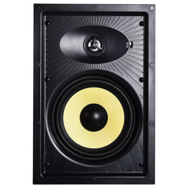 Vivolink Audiopack Komplekts: Aktīvais Subvūferis + 4 x Premium Iebūvējamie Sienas Skaļruņi (Ierobežots Komplekta Piedāvājums) Melns, Vadu, 110 W