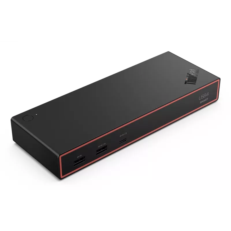 Lenovo ThinkPad USB4 Smart Dock 5500 ar 135W adapteri, vadu, melna