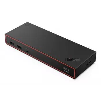 Lenovo ThinkPad USB4 Smart Dock 5500 ar 135W adapteri, vadu, melns