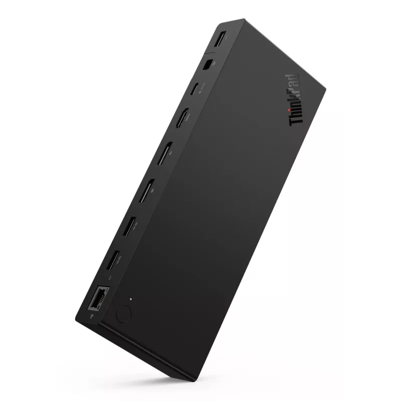 Lenovo ThinkPad USB4 Smart Dock 5500 ar 135W adapteri, vadu, melns