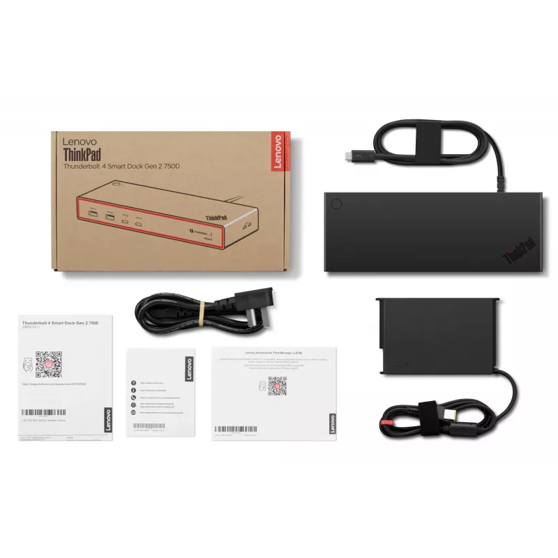 Lenovo ThinkPad Thunderbolt 4 Smart Dock Gen2 7500 vadu melns dokstacija