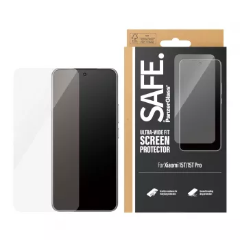 PanzerGlass SAFE. by ® Ekrāna aizsargs Xiaomi 15T | 15T Pro | Ultra-Wide Fit