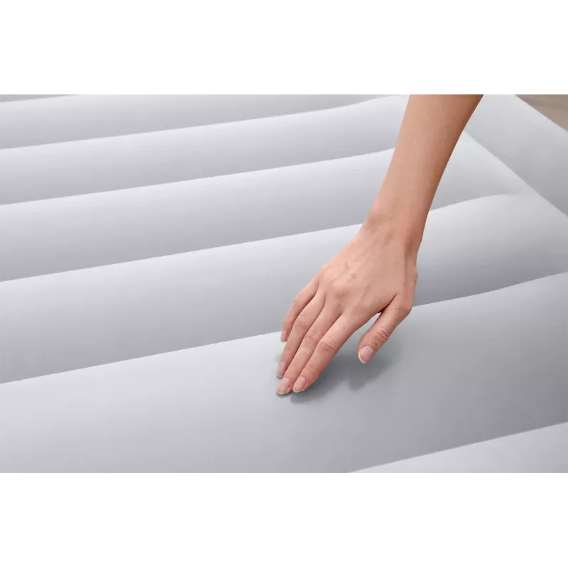 Bestway Tritech gaisa matracis Queen ar iebūvētu sūkni un pretmikrobu pārklājumu 2.03 m x 1.52 m x 51 cm