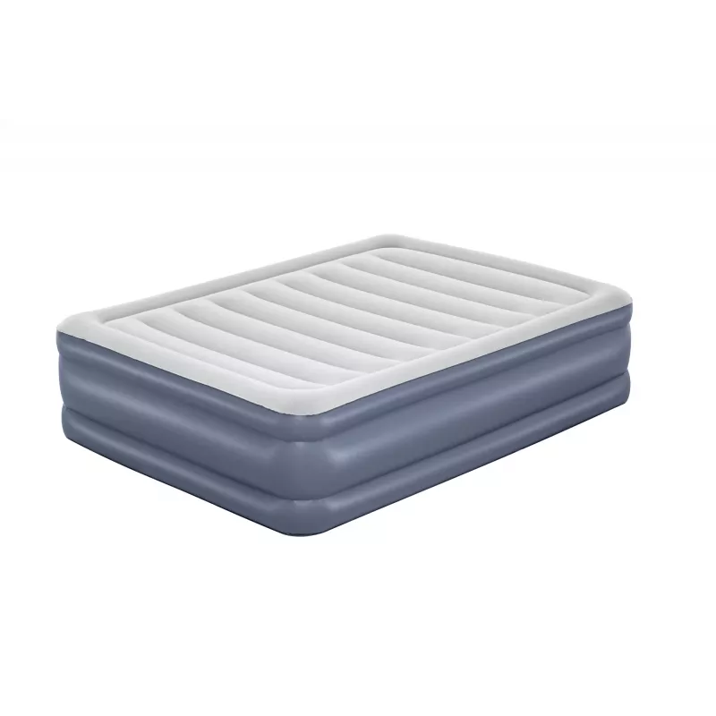 Bestway Tritech gaisa matracis Queen ar iebūvētu sūkni un pretmikrobu pārklājumu 2.03 m x 1.52 m x 51 cm