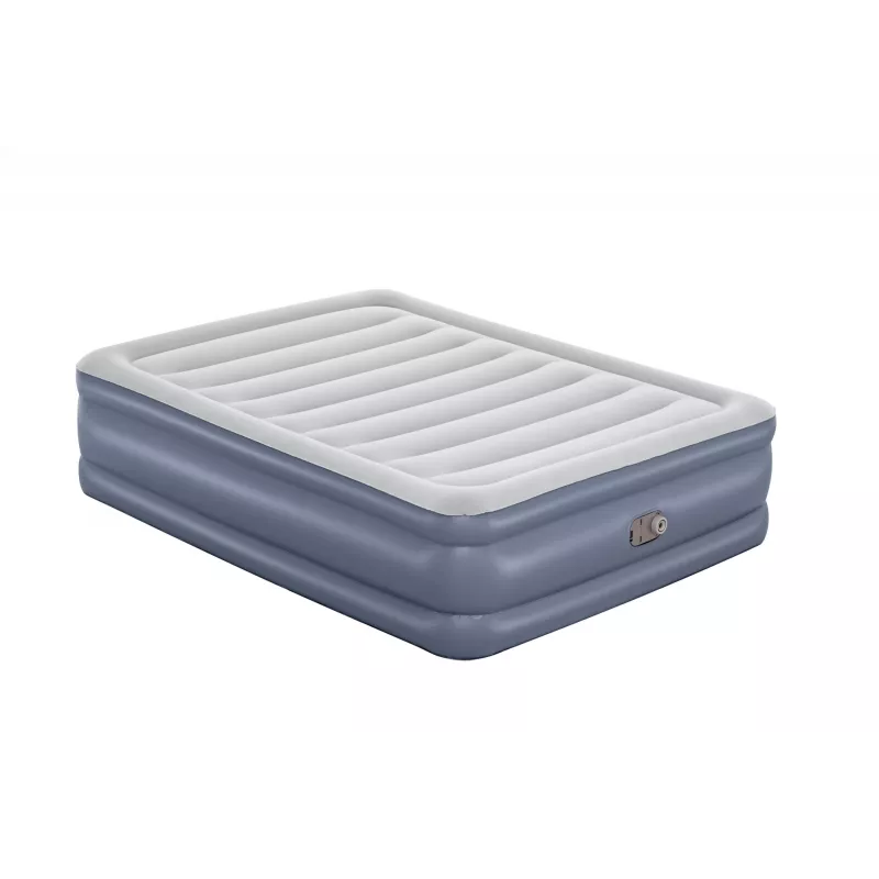 Bestway Tritech gaisa matracis Queen ar iebūvētu sūkni un pretmikrobu pārklājumu 2.03 m x 1.52 m x 51 cm