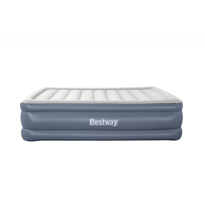 Bestway Tritech gaisa matracis Queen ar iebūvētu sūkni un pretmikrobu pārklājumu 2.03 m x 1.52 m x 51 cm