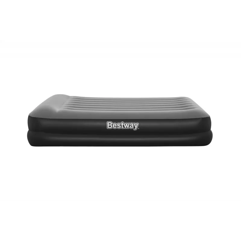 Bestway Tritech gaisa matracis Queen ar iebūvētu sūkni un pretmikrobu pārklājumu 2.03 m x 1.52 m x 46 cm