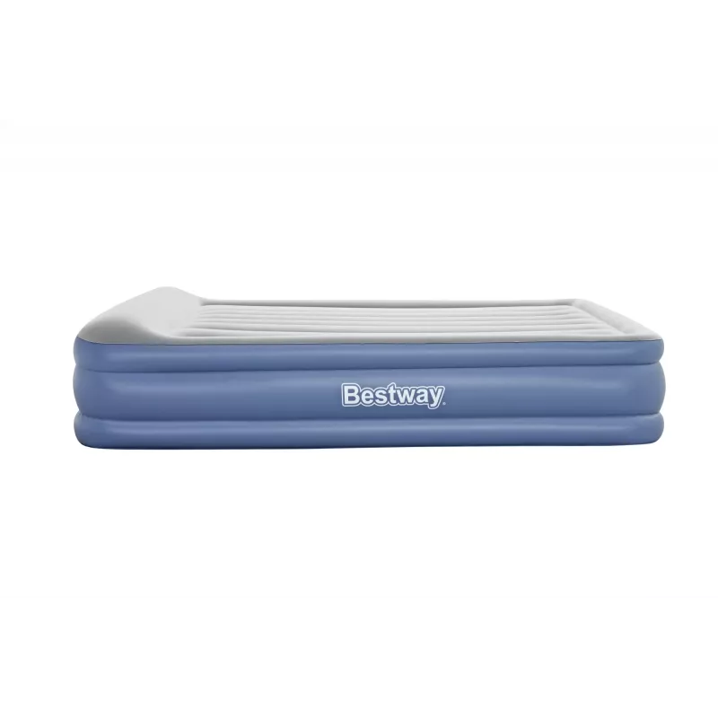 Bestway Tritech gaisa matracis Queen ar iebūvētu sūkni un pretmikrobu pārklājumu 2.03 m x 1.52 m x 46 cm