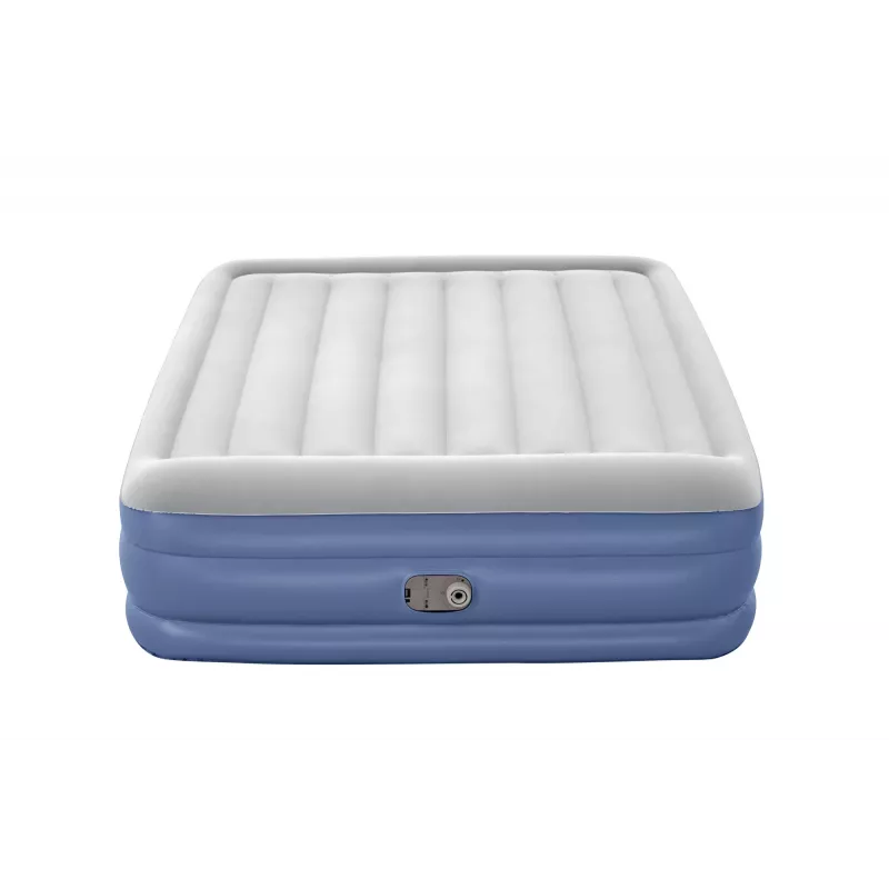 Bestway Tritech gaisa matracis Queen ar iebūvētu sūkni un pretmikrobu pārklājumu 2.03 m x 1.52 m x 46 cm