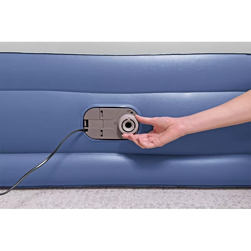 Bestway Tritech gaisa matracis Queen ar iebūvētu sūkni un pretmikrobu pārklājumu 2.03 m x 1.52 m x 46 cm